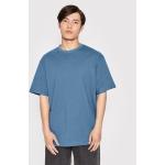 Niebieskie Koszulki oversize męskie z krótkimi rękawami marki Urban Classics w rozmiarze L 