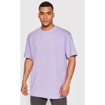 Fioletowe Koszulki oversize męskie z krótkimi rękawami marki Urban Classics w rozmiarze XL 