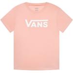 Przecenione Różowe Koszulki dziecięce z krótkim rękawkiem marki Vans 