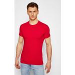 Przecenione Czerwone Koszulki polo męskie z krótkimi rękawami marki VERSACE w rozmiarze XL 