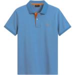 Niebieskie Koszulki polo pikowane marki Gant w rozmiarze L 