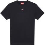 Czarne Koszulki polo męskie z krótkimi rękawami eleganckie marki Diesel w rozmiarze S 
