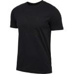 Czarne Koszulki męskie z krótkimi rękawami marki Hummel w rozmiarze L 