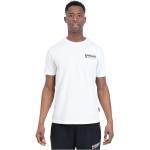 Białe Koszulki z nadrukiem męskie z krótkimi rękawami bawełniane marki NAPAPIJRI w rozmiarze XL 