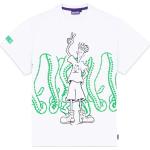 Wielokolorowe Koszulki z nadrukiem męskie z motywem napojów z krótkimi rękawami w stylu casual marki Octopus w rozmiarze S 