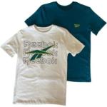 Wielokolorowe Koszulki dziecięce z krótkim rękawkiem bawełniane marki Reebok 