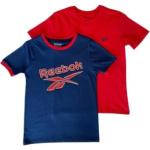 Wielokolorowe Koszulki dziecięce z krótkim rękawkiem bawełniane marki Reebok 
