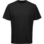 Czarne Koszulki męskie z krótkimi rękawami w stylu casual bawełniane na wiosnę marki Selected Selected Homme w rozmiarze XL 
