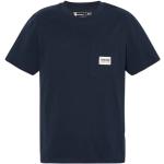 Niebieskie Koszulki męskie z krótkimi rękawami marki Timberland w rozmiarze L 