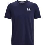 Niebieskie Koszulki męskie z krótkimi rękawami marki Under Armour w rozmiarze L 