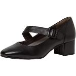 Tamaris Comfort Damskie 8-84304-41 wygodne wygodne buty o wszechstronnym rozmiarze, regulowane paski, klasyczne czółenka do butów na co dzień, Czarna papka, 36 EU Weit