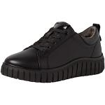 Czarne Sneakersy sznurowane damskie sportowe marki Tamaris w rozmiarze 42 