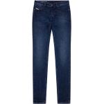 Ciemnoniebieskie Jeansy ze streczem Tapered fit dżinsowe o szerokości 38 o długości 34 marki Diesel Larkee 
