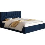 Łóżka z pojemnikiem tapicerowane drewniane marki ELIOR 