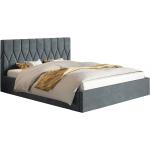 Łóżka z pojemnikiem tapicerowane drewniane marki ELIOR 