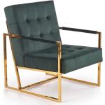 Złote Krzesła stylowe rozkładane w nowoczesnym stylu aksamitne marki ELIOR 