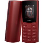 Czerwone Smartfony marki NOKIA 105 