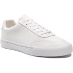 Przecenione Białe Niskie sneakersy męskie marki HUGO BOSS BOSS w rozmiarze 43 