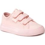 Przecenione Różowe Niskie trampki damskie marki DC Shoes w rozmiarze 32 