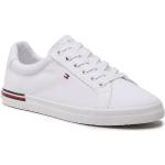 Białe Niskie sneakersy damskie marki Tommy Hilfiger w rozmiarze 37 