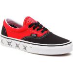 Przecenione Czerwone Sneakersy sznurowane damskie skaterskie marki Vans w rozmiarze 35 