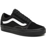 Czarne Sneakersy sznurowane damskie skaterskie z zamszu marki Vans w rozmiarze 35 