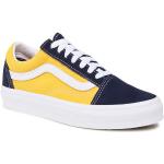 Przecenione Żółte Sneakersy sznurowane damskie skaterskie marki Vans w rozmiarze 35 