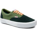 Przecenione Zielone Sneakersy sznurowane damskie skaterskie marki Vans w rozmiarze 40 