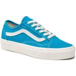 Przecenione Niebieskie Sneakersy sznurowane damskie skaterskie marki Vans w rozmiarze 43 