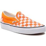 Przecenione Pomarańczowe Sneakersy sznurowane damskie skaterskie marki Vans 