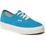 Przecenione Niebieskie Sneakersy sznurowane damskie skaterskie marki Vans w rozmiarze 39 