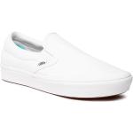 Przecenione Białe Sneakersy sznurowane damskie skaterskie marki Vans w rozmiarze 35 