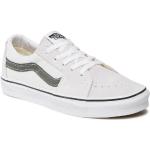 Przecenione Białe Sneakersy sznurowane męskie skaterskie marki Vans w rozmiarze 44 