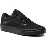Przecenione Czarne Sneakersy sznurowane damskie skaterskie marki Vans w rozmiarze 43 