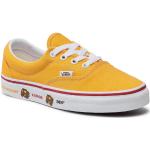 Przecenione Żółte Sneakersy sznurowane damskie sportowe marki Vans w rozmiarze 35 