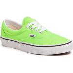 Przecenione Zielone Sneakersy sznurowane damskie skaterskie marki Vans w rozmiarze 37 