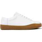 Białe Buty skórzane męskie gładkie w stylu casual z gładkiej skóry marki Camper w rozmiarze 40 