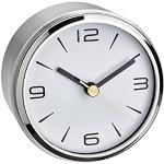 Zegary kominkowe w nowoczesnym stylu aluminiowe marki TFA 
