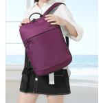 Fioletowe Plecaki turystyczne dla dziewczynek z przegrodą na laptopa 