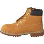 Timberland Unisex dziecięce buty sznurowane 6 cali Premium Waterproof (Youth), żółty - Gelb Wheat Nubuck - 33 EU