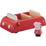 Czerwone Zabawki drewniane z motywem świnek drewniane marki tm toys Świnka Peppa 