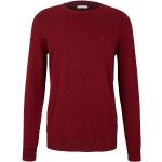 Burgundowe Swetry męskie marki Tom Tailor w rozmiarze M 