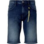 Niebieskie Krótkie spodnie męskie dżinsowe marki Tom Tailor w rozmiarze M 