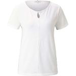 Białe Koszulki damskie z krótkimi rękawami marki Tom Tailor w rozmiarze XS 