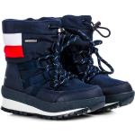 Niebieskie Buty dla chłopców wodoodporne na zimę marki Tommy Hilfiger w rozmiarze 33 