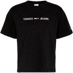 Czarne Koszulki damskie marki Tommy Hilfiger w rozmiarze L 