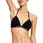 Czarne Trójkątne bikini damskie marki Tommy Hilfiger w rozmiarze XS 