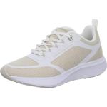 Białe Sneakersy sznurowane damskie eleganckie marki Tommy Hilfiger Mesh w rozmiarze 36 - Zrównoważony rozwój 