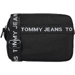 Czarne Torebki na ramię w stylu preppy dżinsowe marki Tommy Hilfiger TOMMY JEANS 