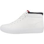 Białe Sneakersy sznurowane męskie eleganckie marki Tommy Hilfiger Prep w rozmiarze 45 - Zrównoważony rozwój 